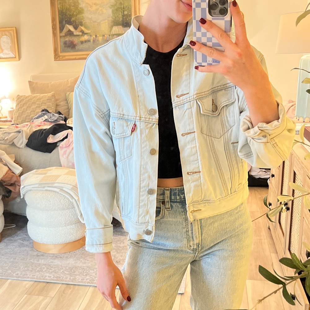 Levi Strauss vintage distressed denim jacket